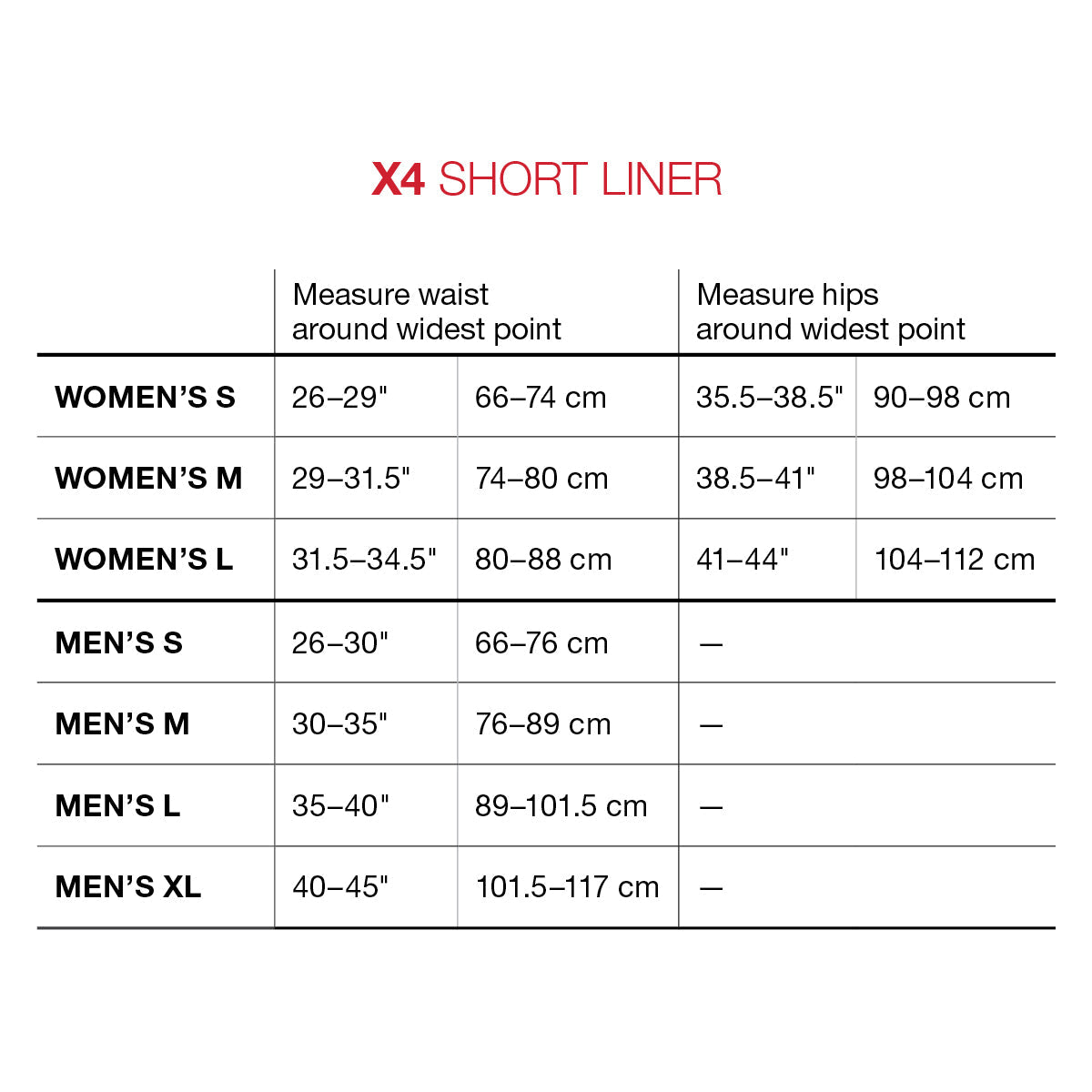 Size guide