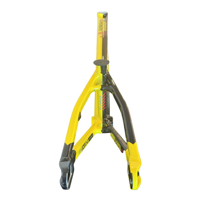 Stay Strong For Life V5.1 Disc Alloy BMX Race Frame - Black/Yellow