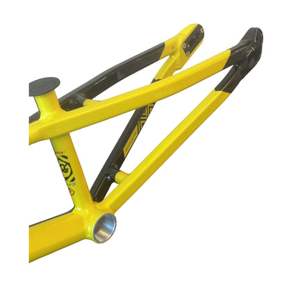 Stay Strong For Life V5.1 Disc Alloy BMX Race Frame - Black/Yellow