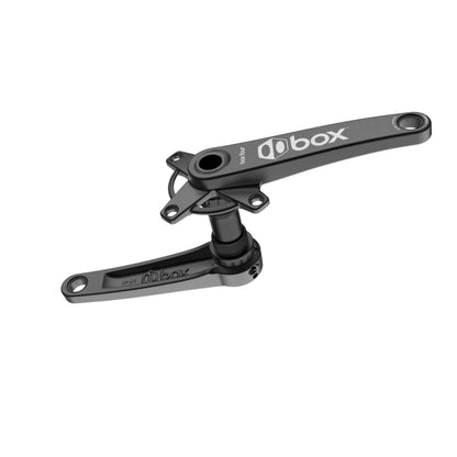 Box Four 2-Piece Crankset - Black - angle view