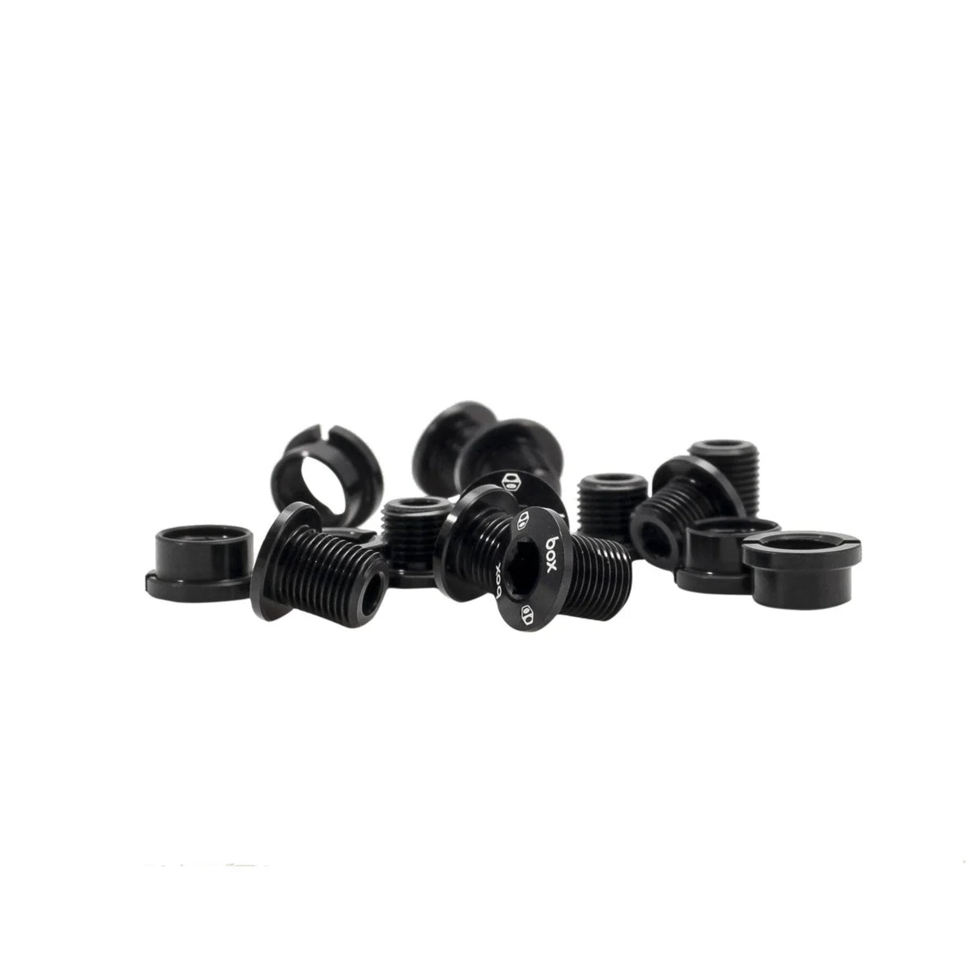 Box One 7075 Alloy Chainring Bolts - Black