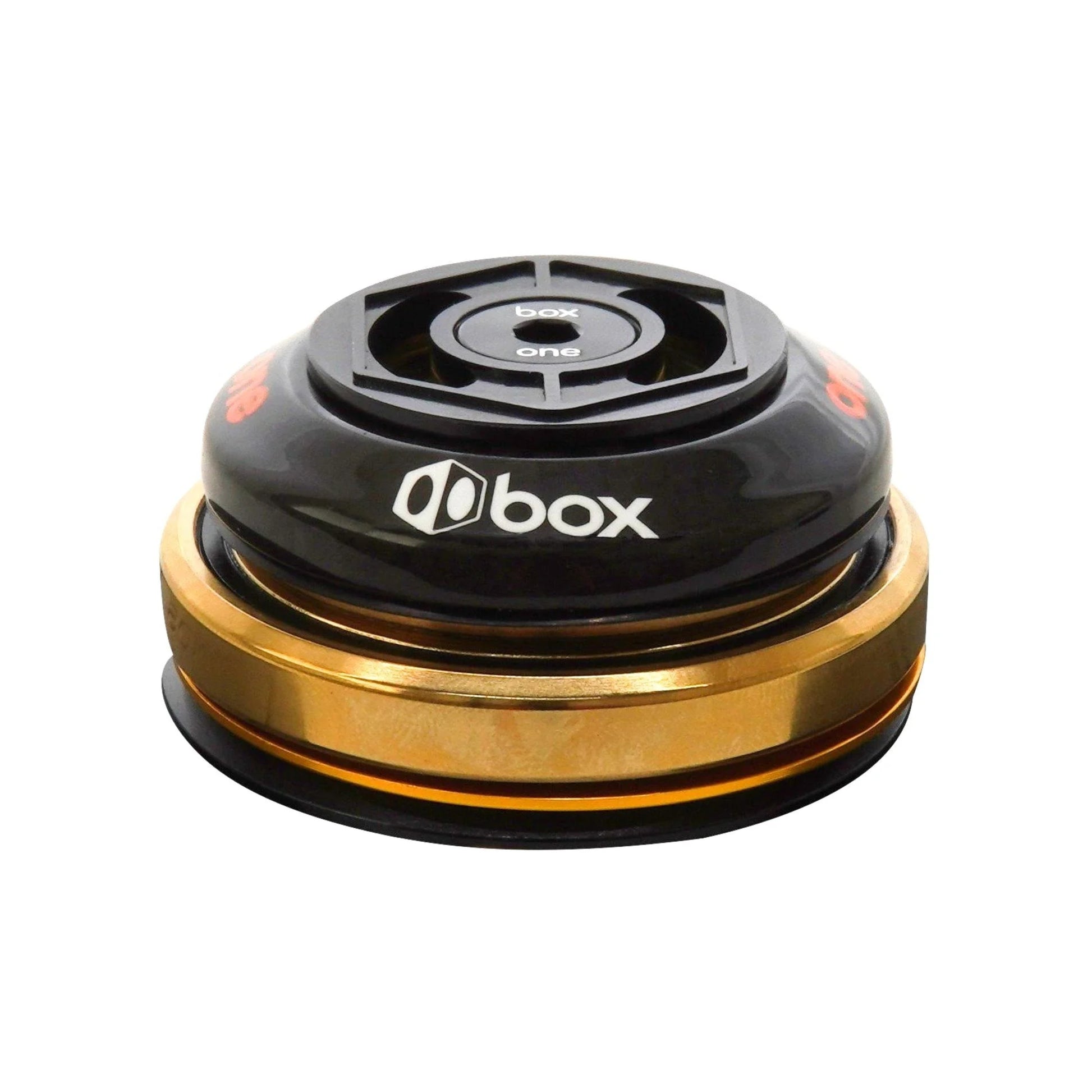 Box One Oversized Carbon 1-1/8 - 1.5 Inch Tapered Headset - Black
