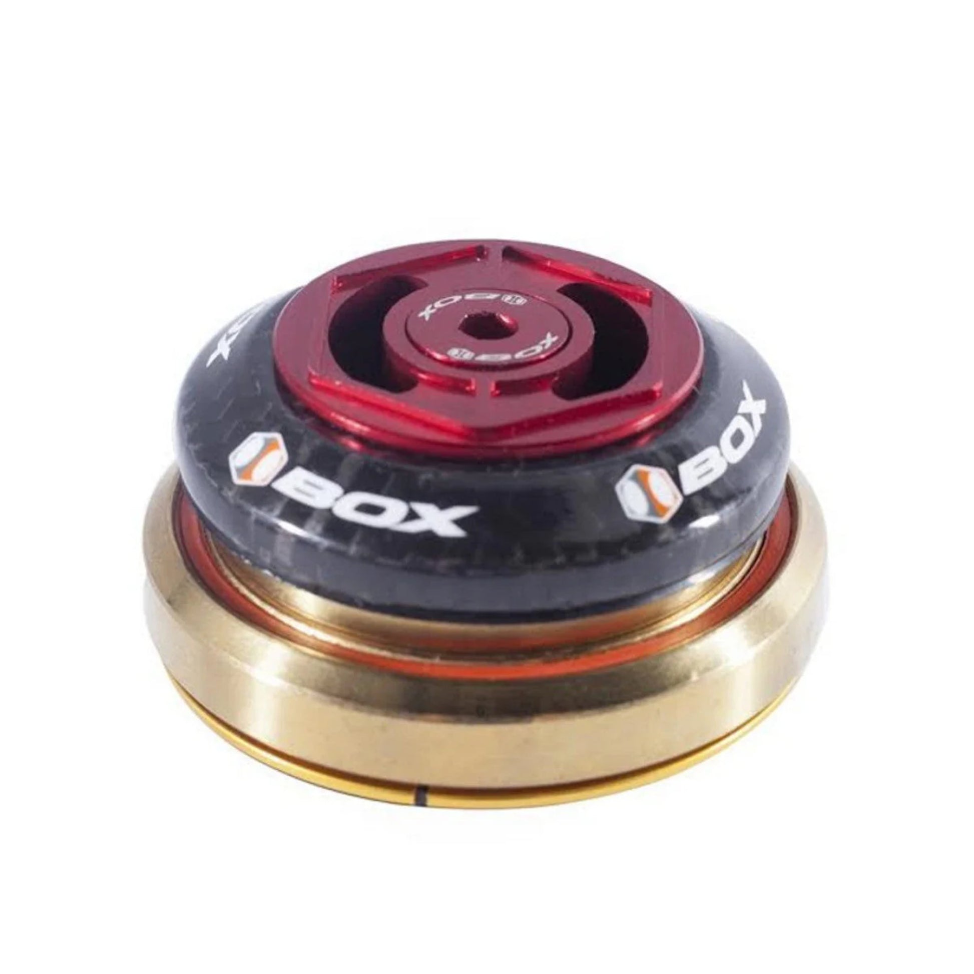 Box One Oversized Carbon 1-1/8 - 1.5 Inch Tapered Headset - Black