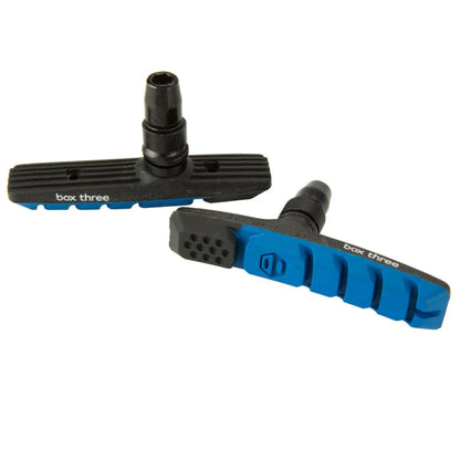 Box Three 70mm Brake Shoes - Blue
