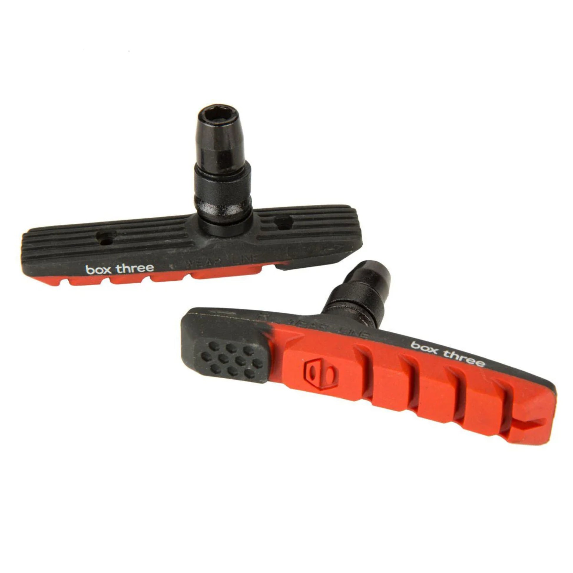 Box Three 70mm Brake Shoes - Red