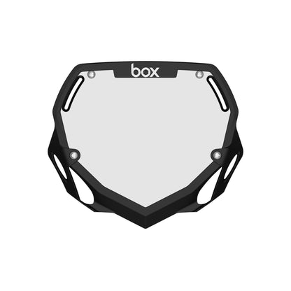 Box Two Number Plate - Black