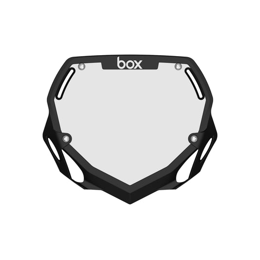 Box Two Number Plate - Black