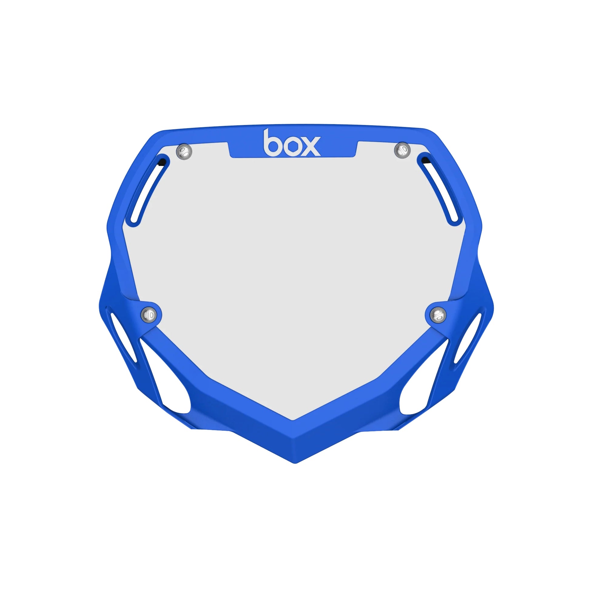 Box Two Number Plate - Blue
