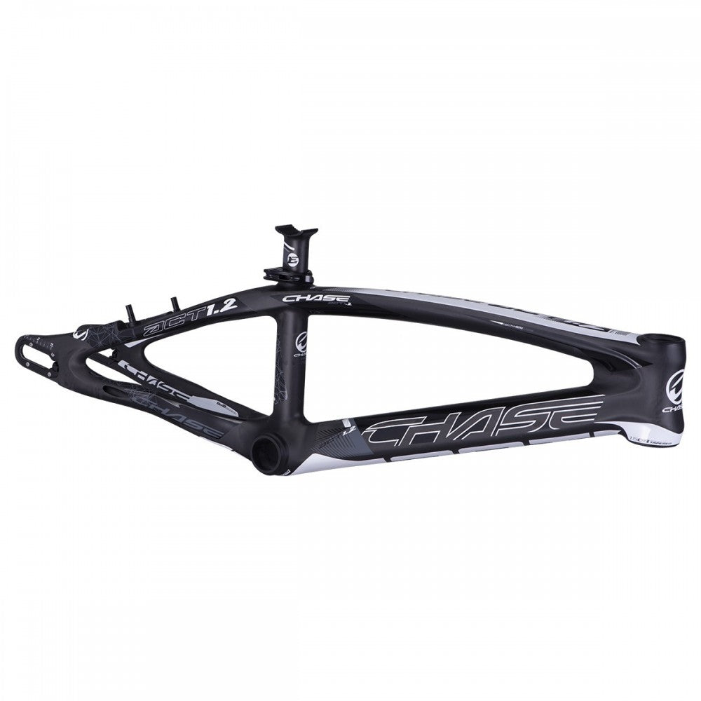 Chase ACT 1.2 Carbon BMX Race Frame Black/White