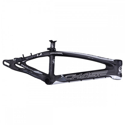 Chase ACT 1.2 Carbon BMX Race Frame Black/White