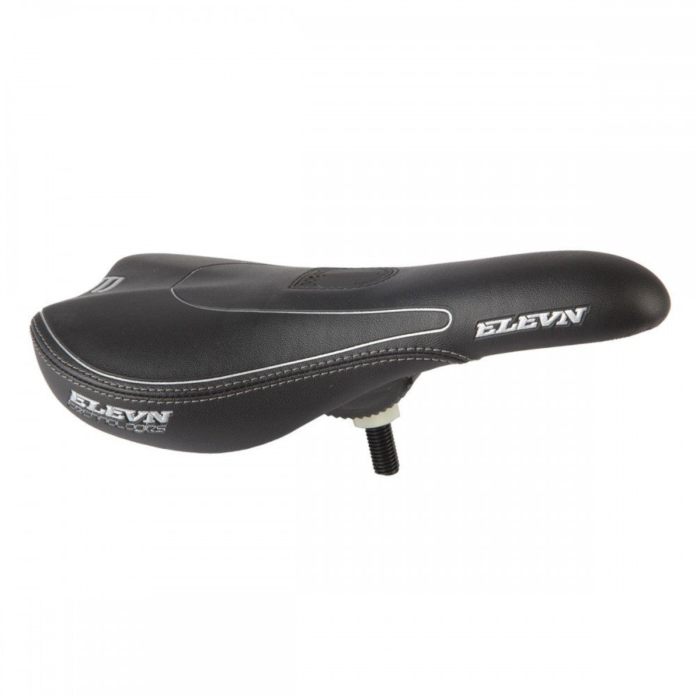 Elevn Pivotal Racing Embossed Seat Black Grey
