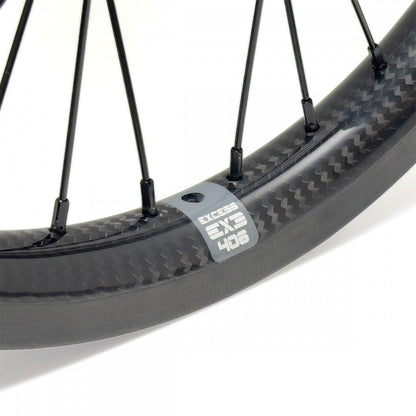 Excess EXE-3 CL 406 carbon wheelset detail