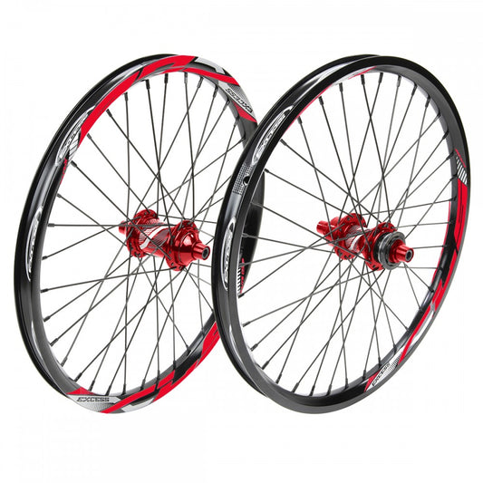 Excess XLS-1 406 36H Alloy BMX Race Wheelset Color