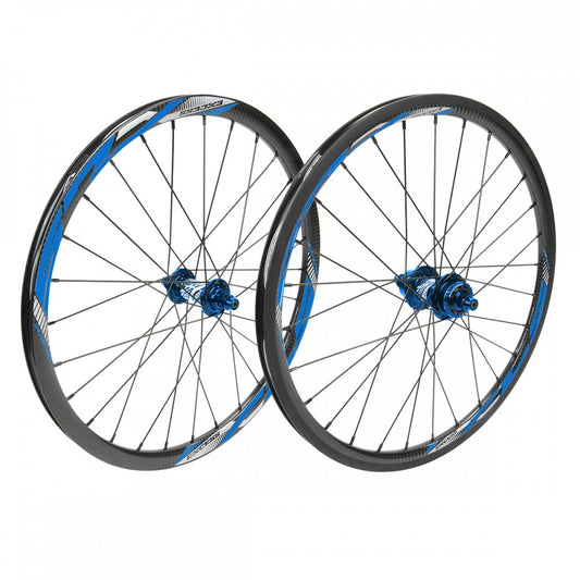 Excess XLS-3 451 28H Carbon BMX Race Wheelset Color