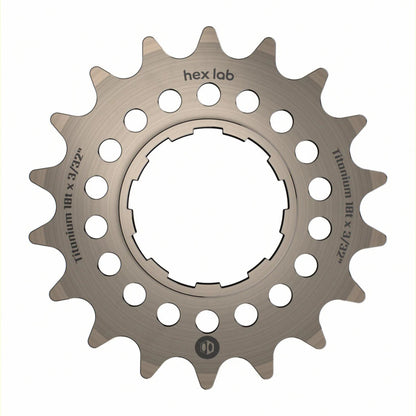 Hex Lab Single Speed Titanium Cogs - 18T