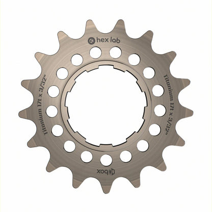 Hex Lab Single Speed Titanium Cogs - 17T