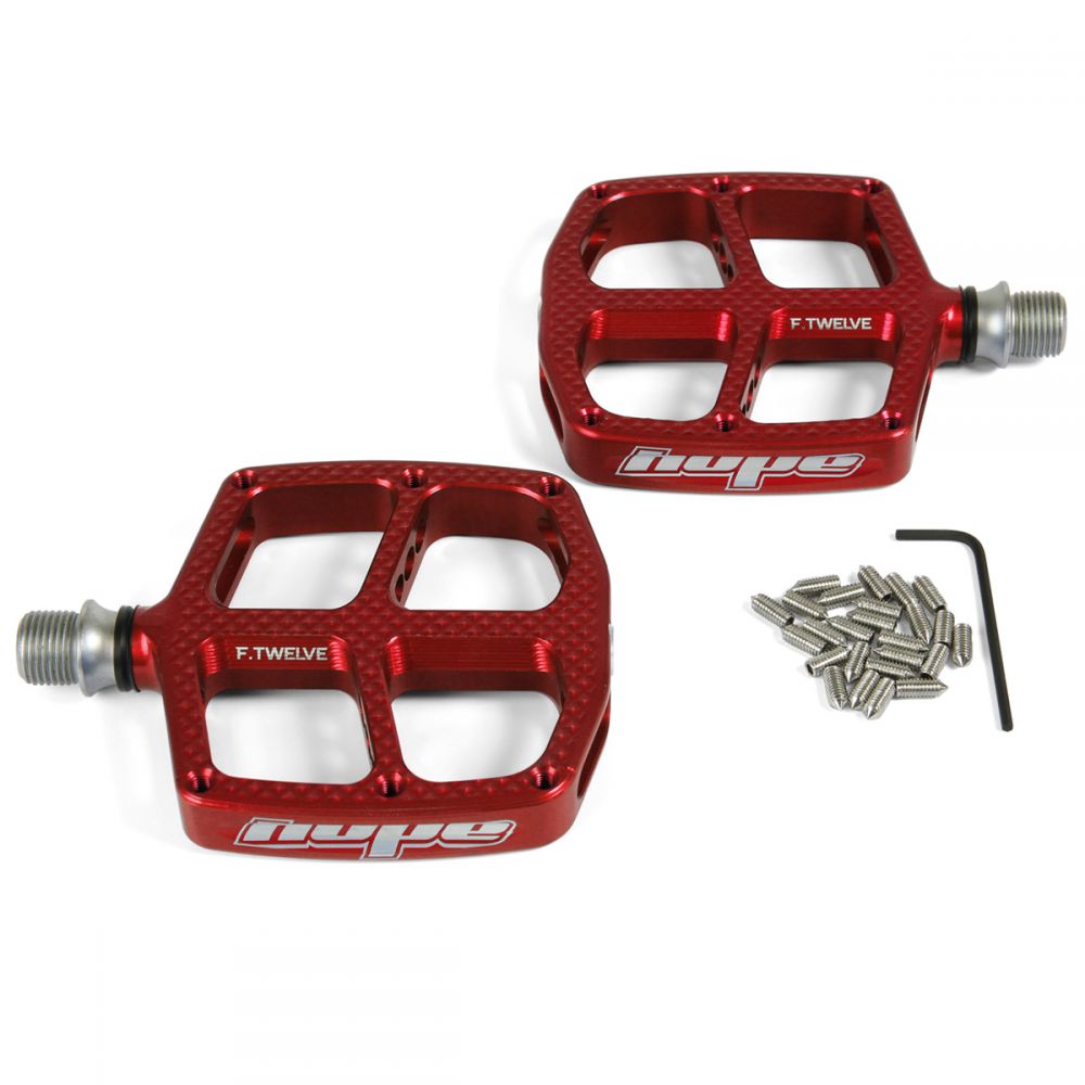 Hope Kid F12 Alloy Pedals - Red