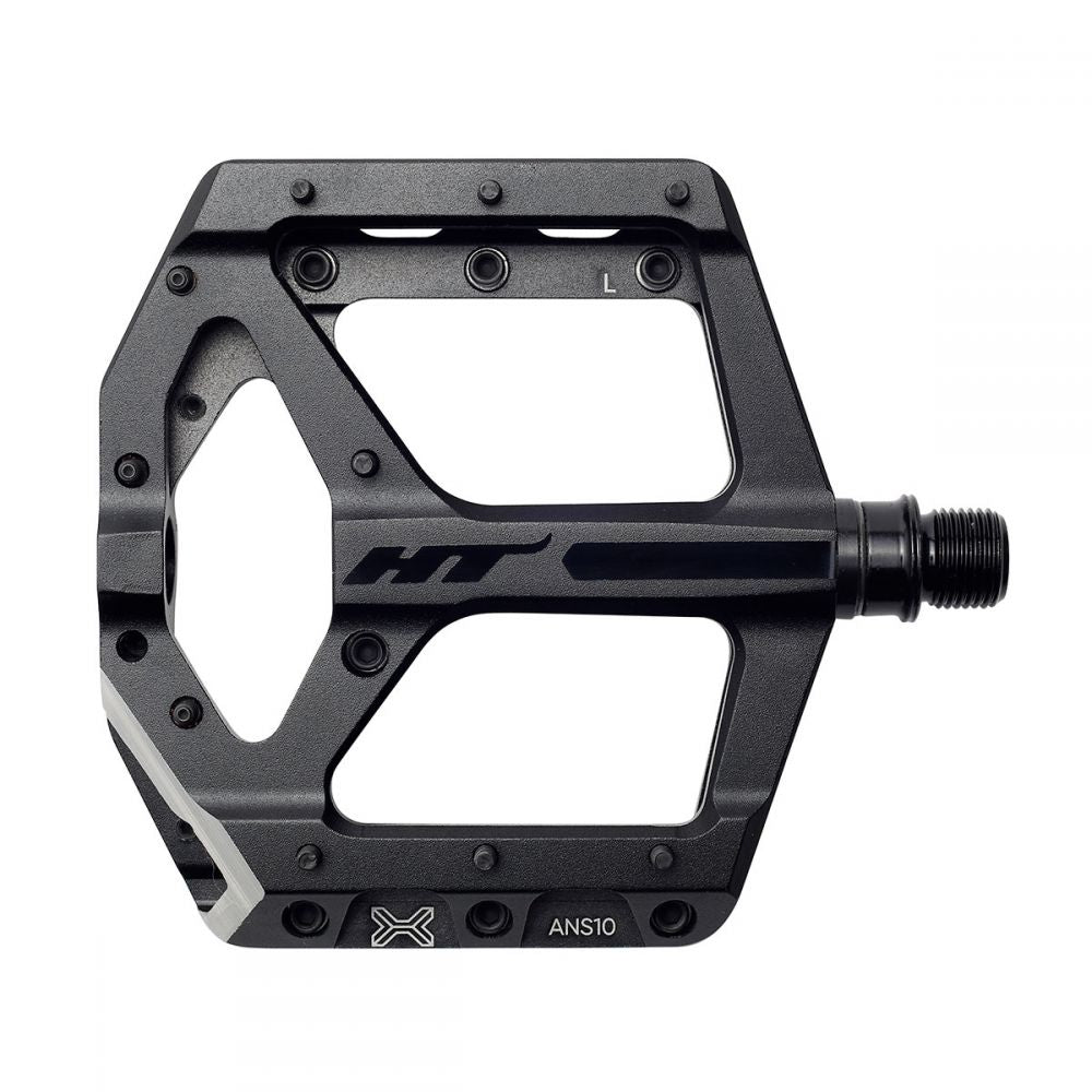 HT ANS10 Supreme Platform BMX Pedals - Stealth Black