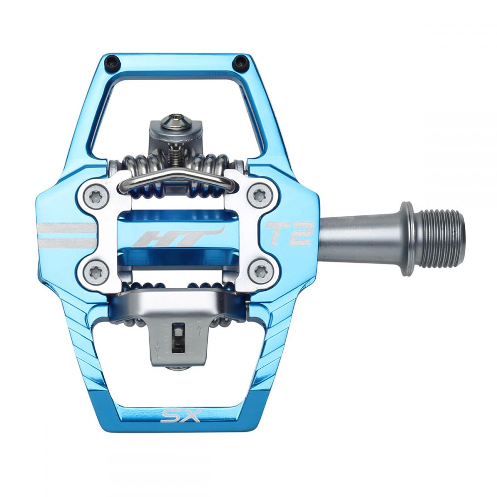 HT T2-SX BMX Race Pedals - Marine Blue