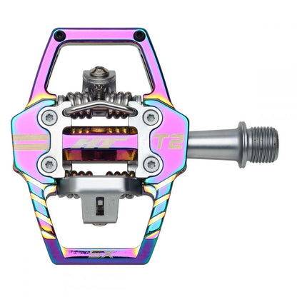 HT T2-SX BMX Race Pedals - Oil Slick