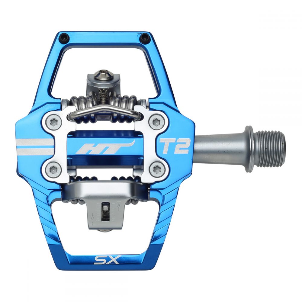 HT T2-SX BMX Race Pedals - Royal Blue