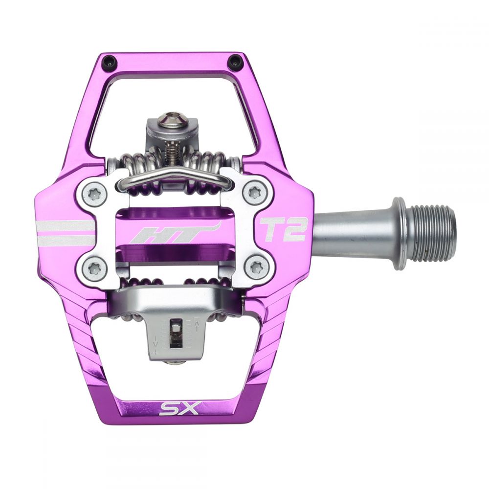 HT T2-SX BMX Race Pedals - Purple