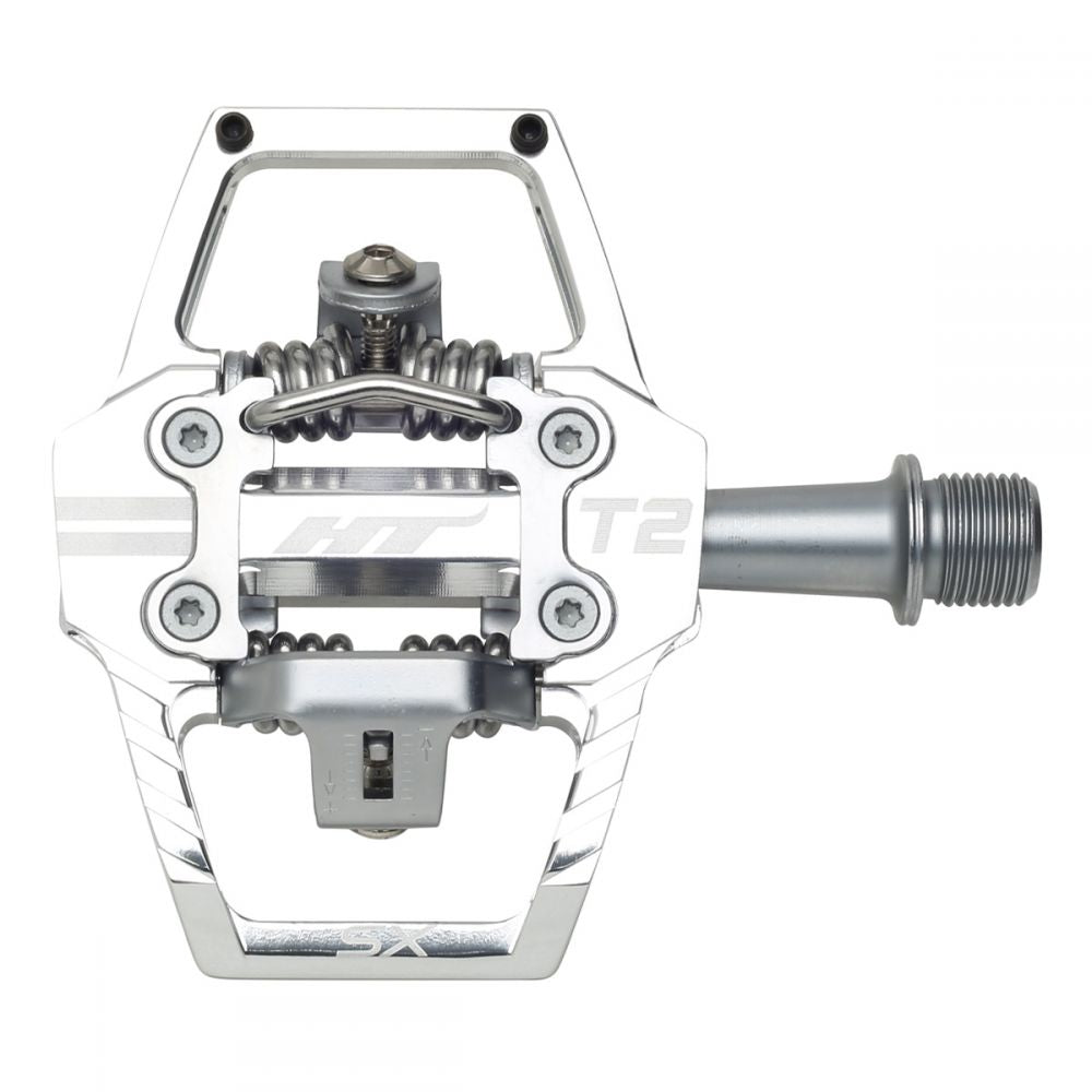 HT T2-SX BMX Race Pedals - Silver
