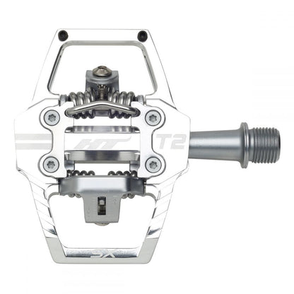 HT T2-SX BMX Race Pedals - Silver