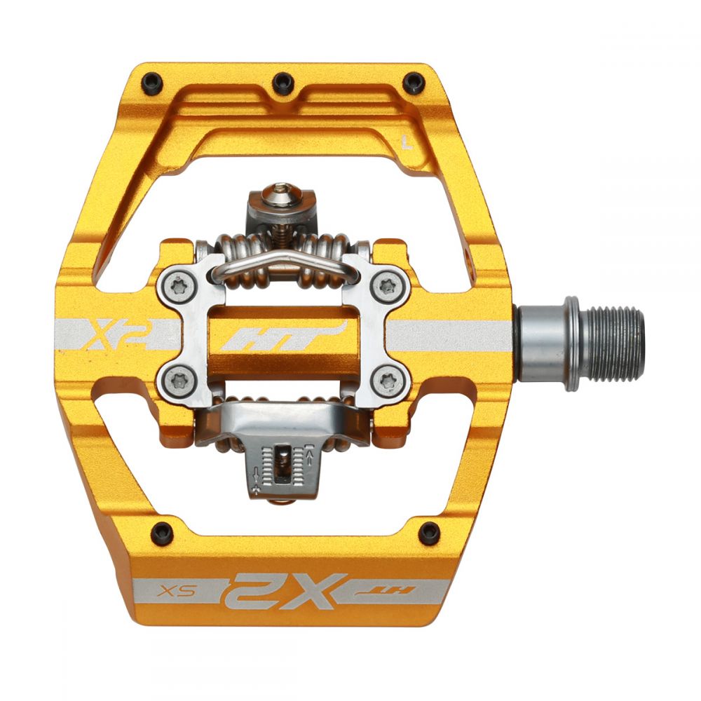 HT X2-SX BMX Race Pedals - Gold