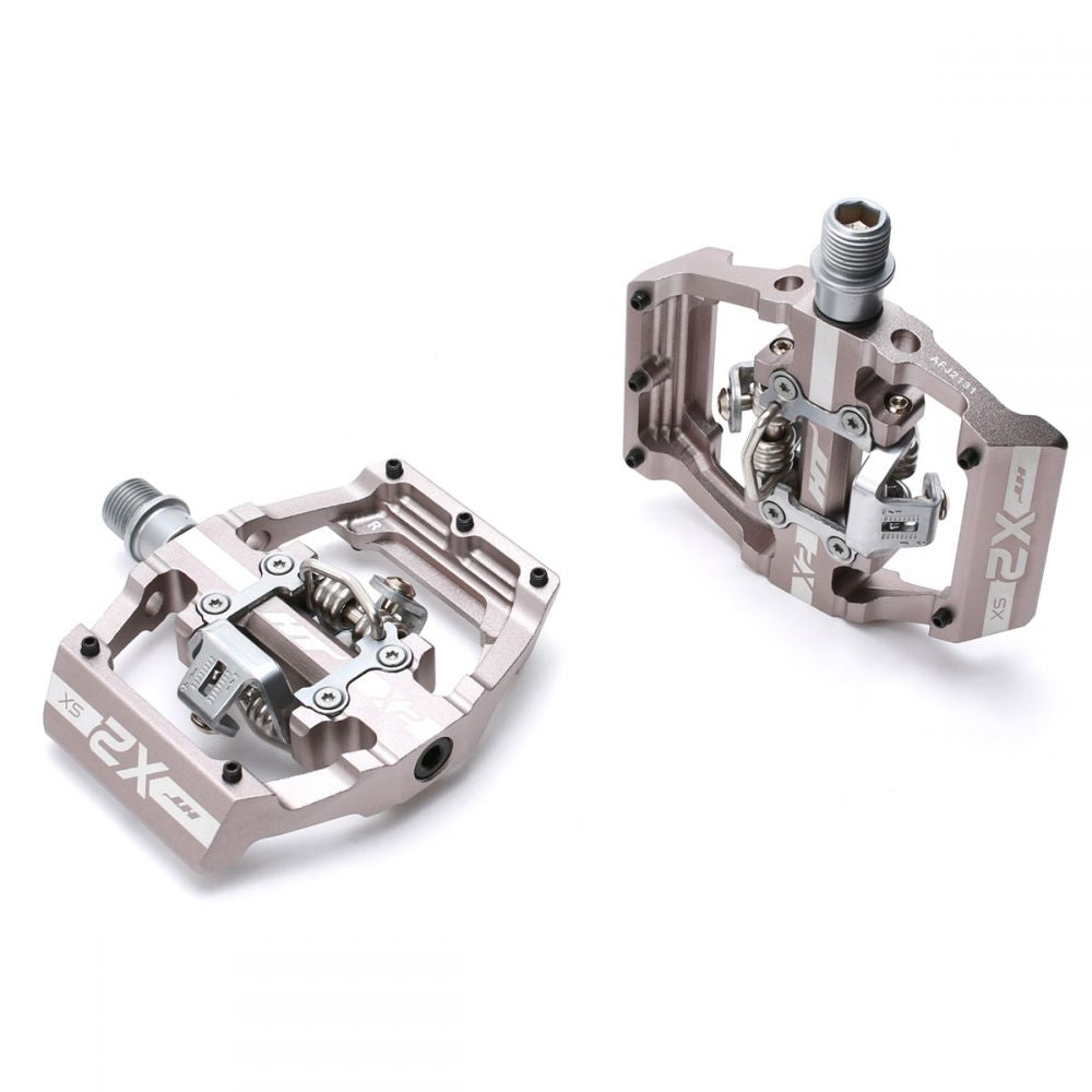 HT X2-SX BMX Race Pedals - Grey detail