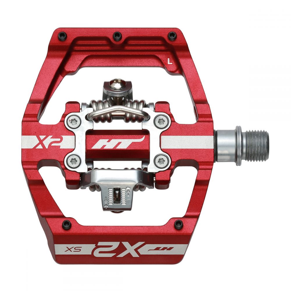 HT X2-SX BMX Race Pedals - Red