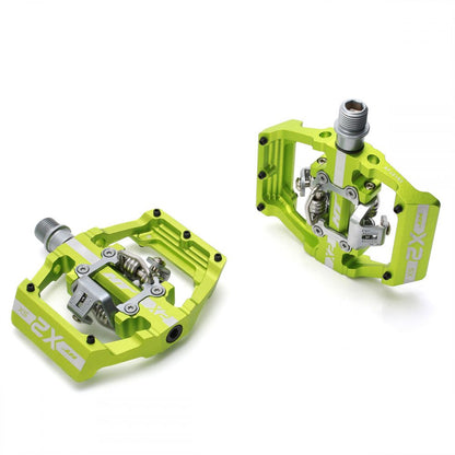 HT X2-SX BMX Race Pedals - Apple Green detail