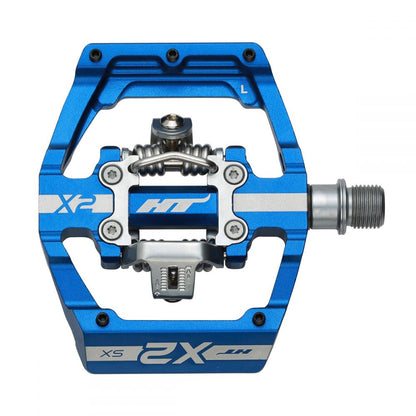 HT X2-SX BMX Race Pedals - Royal Blue