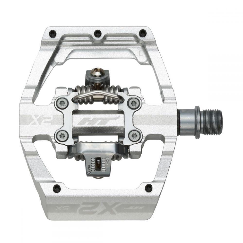 HT X2-SX BMX Race Pedals - Silver