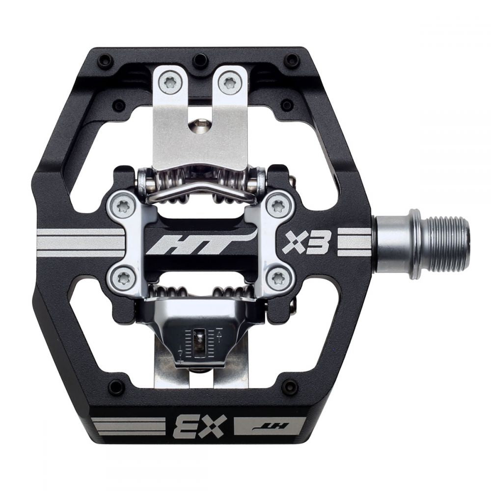 HT X3 Clipless BMX Race Pedals - Black