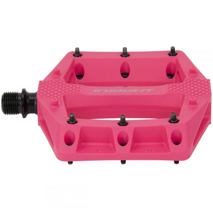 Insight DU Thermoplastic Platform BMX Pedals - Pink detail