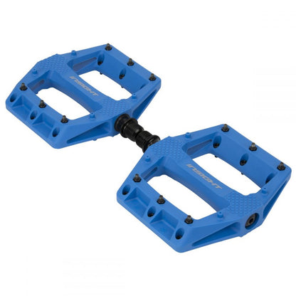 Insight DU Thermoplastic Platform BMX Pedals - Blue detail