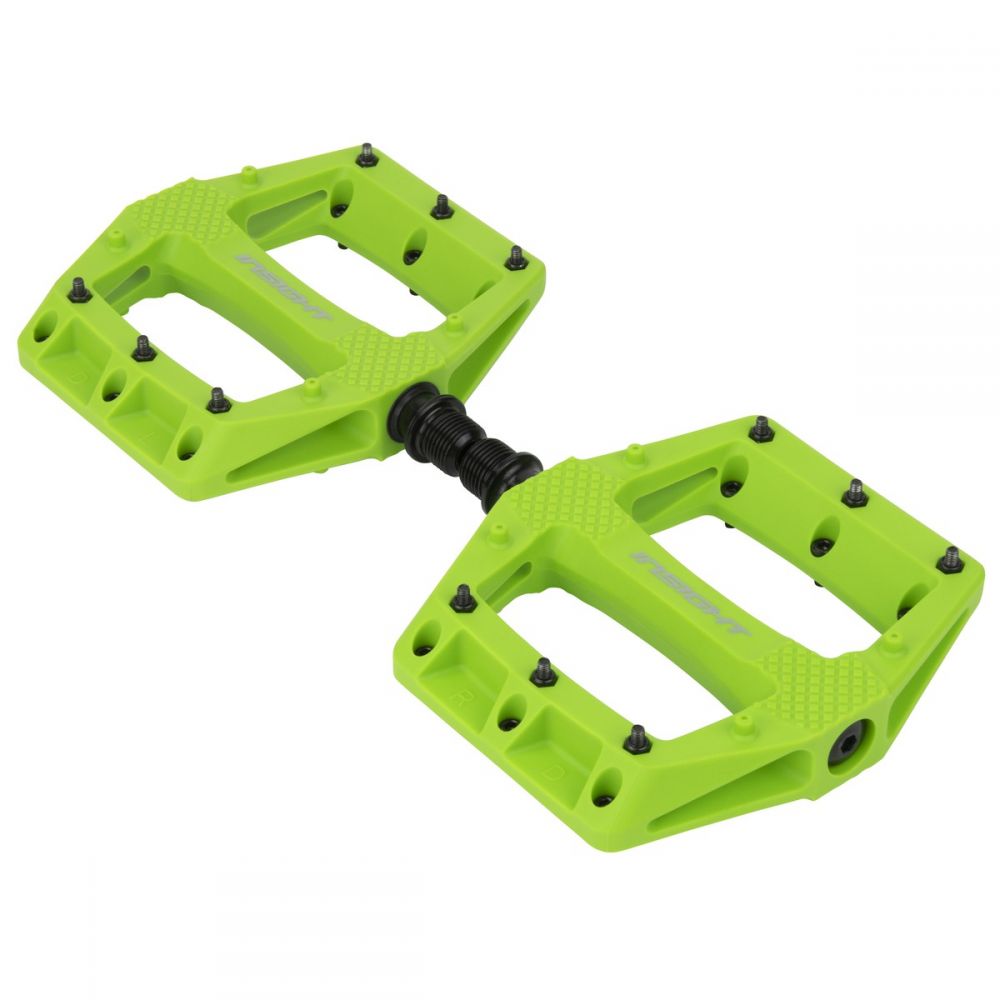 Insight DU Thermoplastic Platform BMX Pedals - Green detail