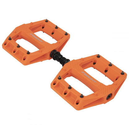 Insight DU Thermoplastic Platform BMX Pedals - Orange detail