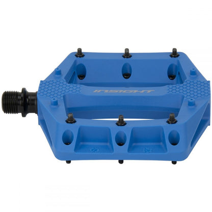 Insight DU Thermoplastic Platform BMX Pedals - Blue detail