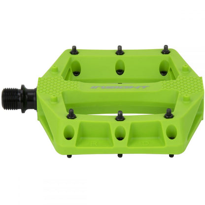 Insight DU Thermoplastic Platform BMX Pedals - Green detail