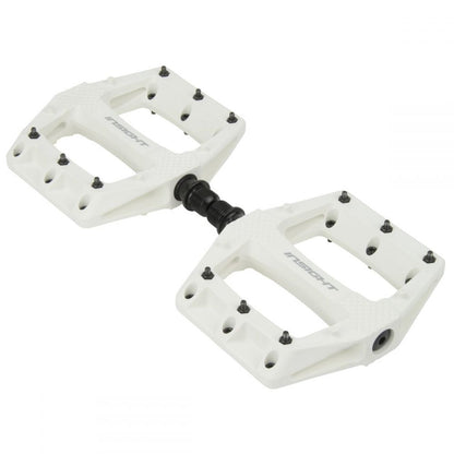 Insight DU Thermoplastic Platform BMX Pedals - White detail