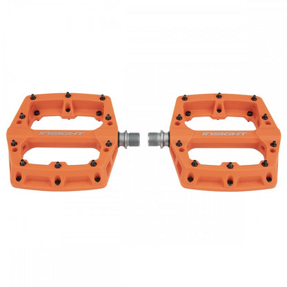 Insight Thermoplastic Pro Platform BMX Pedals - Orange detail