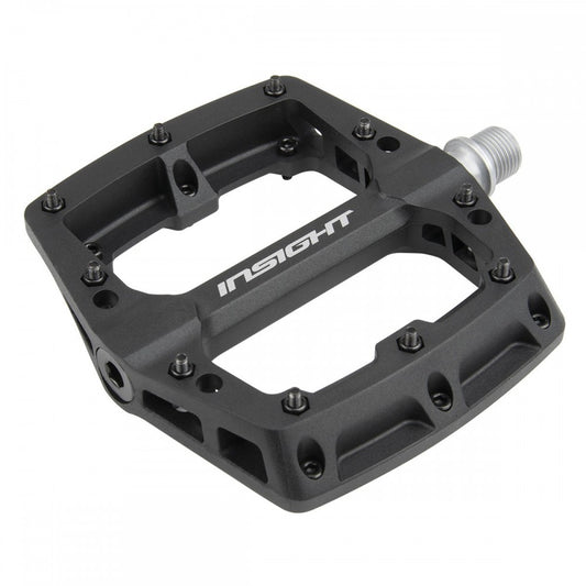 Insight Thermoplastic Pro Platform BMX Pedals - Black