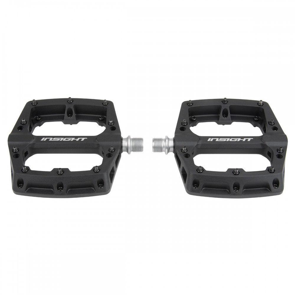 Insight Thermoplastic Pro Platform BMX Pedals - Black detail
