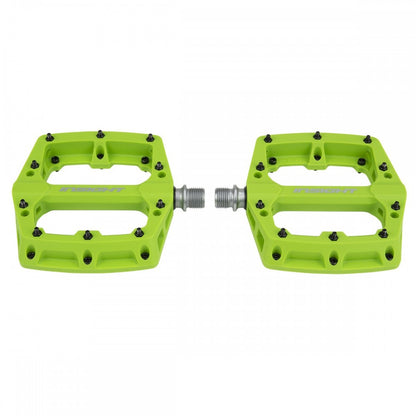 Insight Thermoplastic Pro Platform BMX Pedals - Green detail