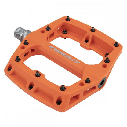 Insight Thermoplastic Pro Platform BMX Pedals - Orange detail