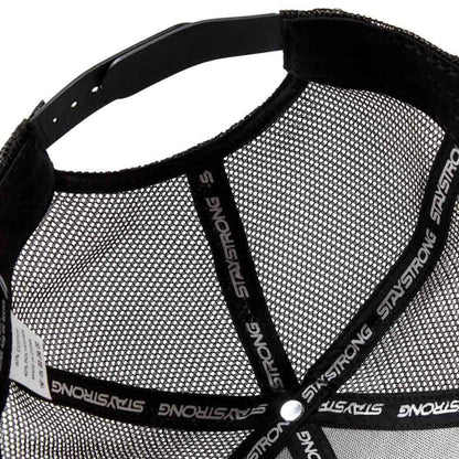 Stay Strong Camo Patch Mesh SnapBack Hat-Camo