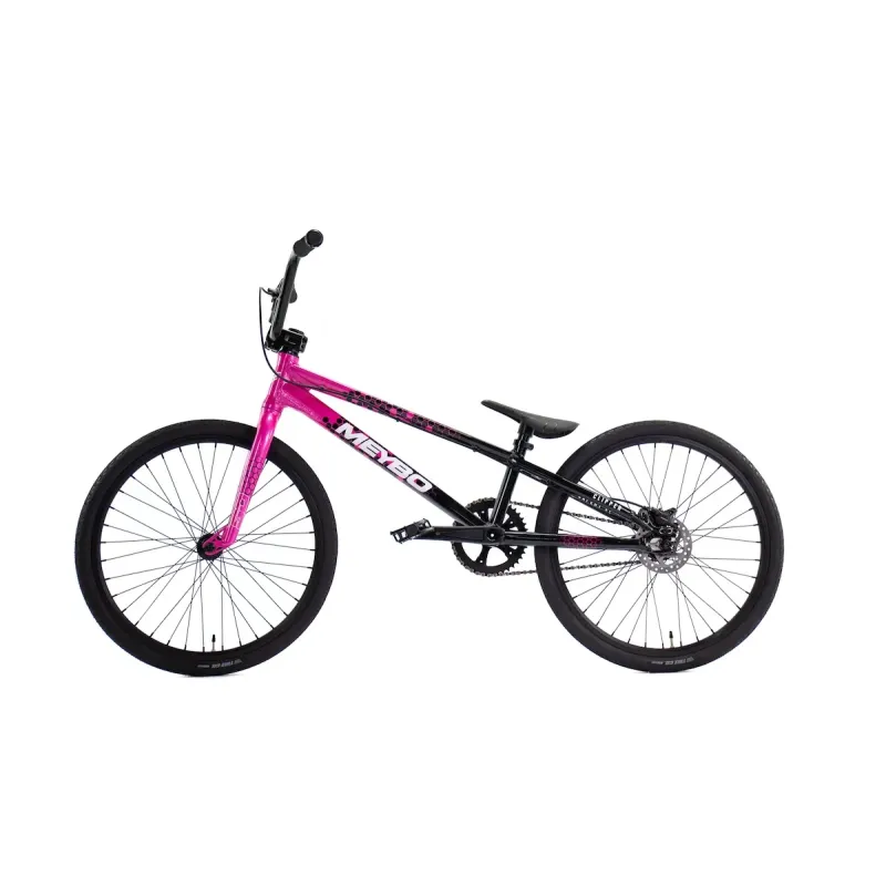 Meybo Clipper 2026 Expert XL (20.6"TT) BMX Race Bike - Black/Pink/White