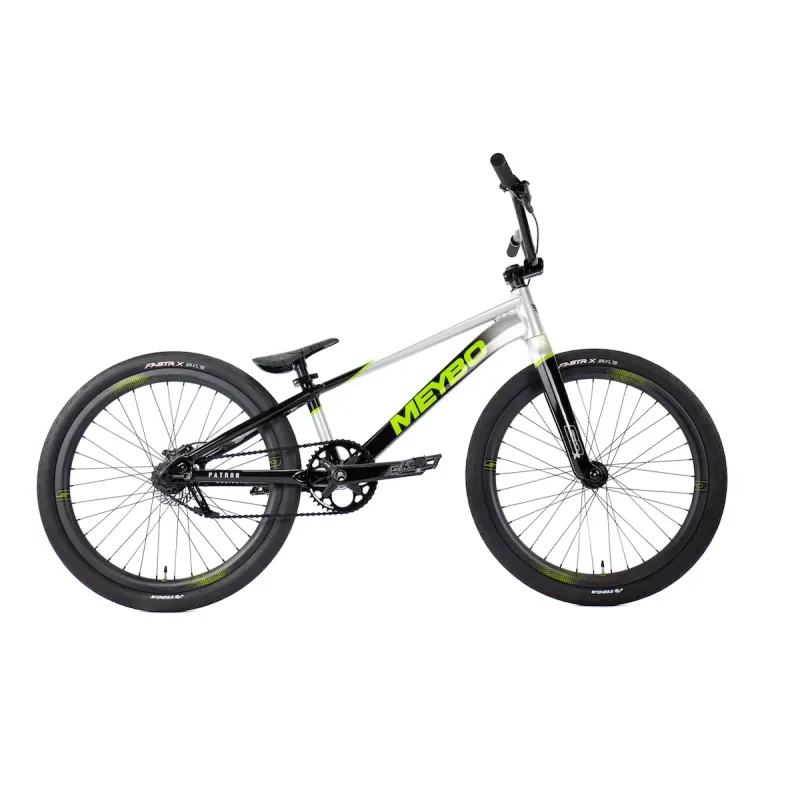 Meybo Patron 2026 Expert XL (20.6"TT) BMX Race Bike - Black/Grey/Lime
